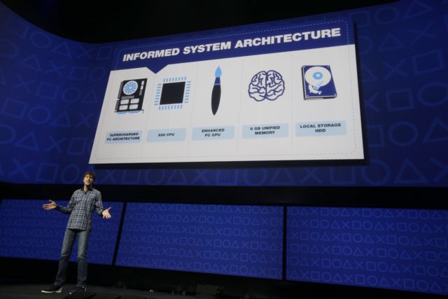 Τα τεχνικά χαρακτηριστικά του «Super-PC», Sony Playstation 4